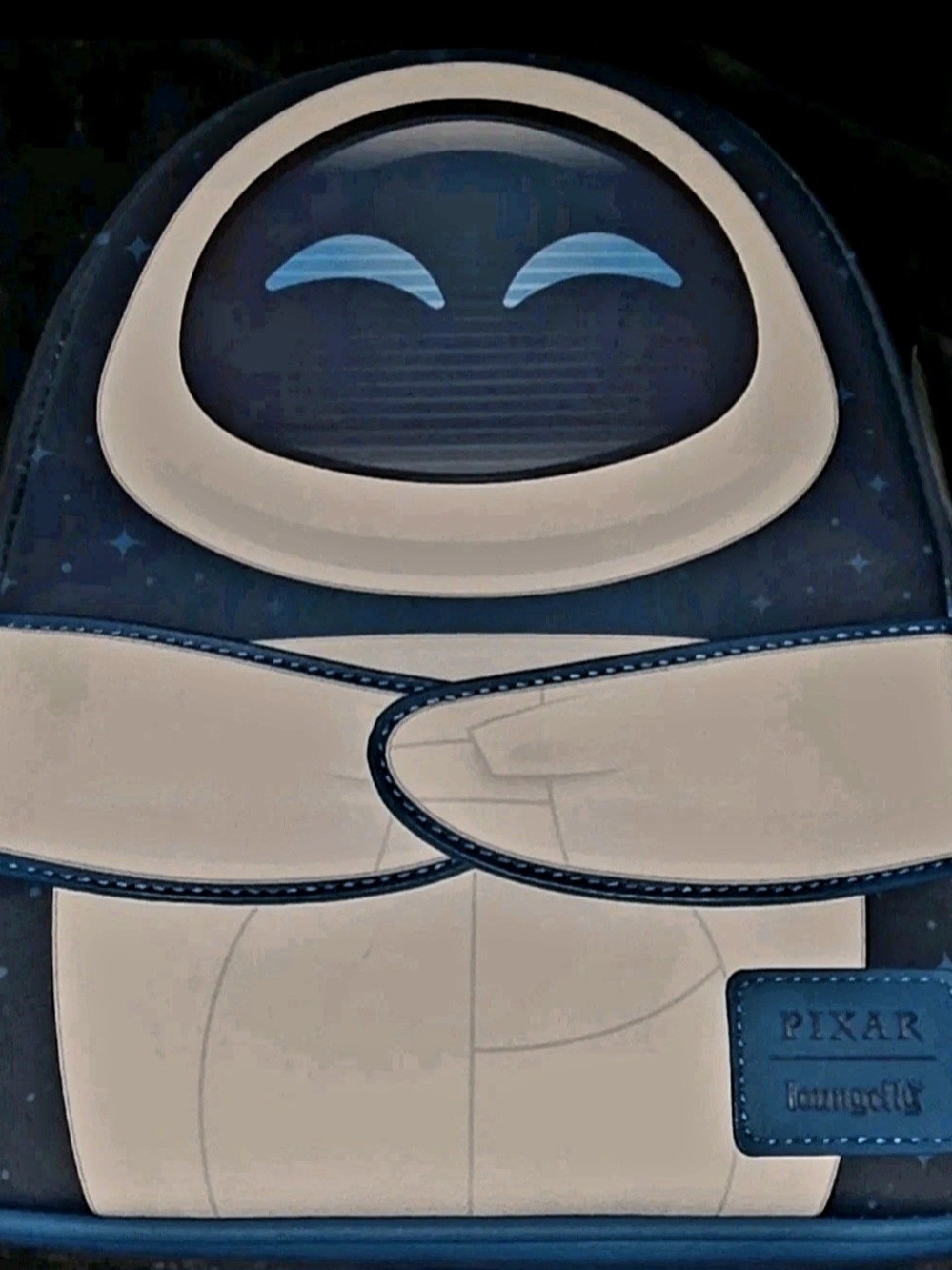 Loungefly Pixar Wallet E Character Backpack – Blue and Cream